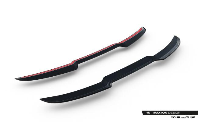 Maxton Design Heckspoiler Lippe V.1 für Audi S6 / A6 S-Line Avant C7 (2011-2017) Hochglanz schwarz