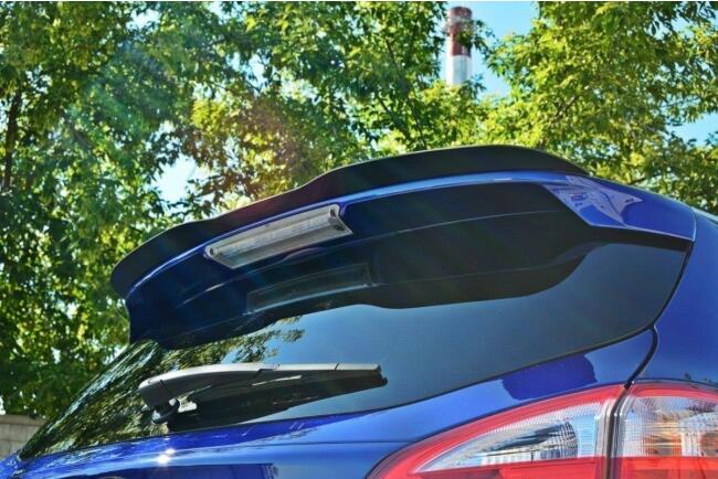 Maxton Design Spoiler Lippe für Ford Focus ST Mk3 Kombi Hochglanz schwarz