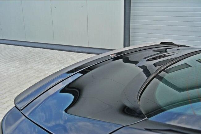 Maxton Design Heckspoiler Lippe für Ford Mustang GT Mk6 Schwarz Hochglanz