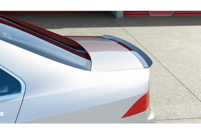 Maxton Design Heckspoiler Lippe für Honda Accord VII Mk7 Type-S Schwarz Hochglanz
