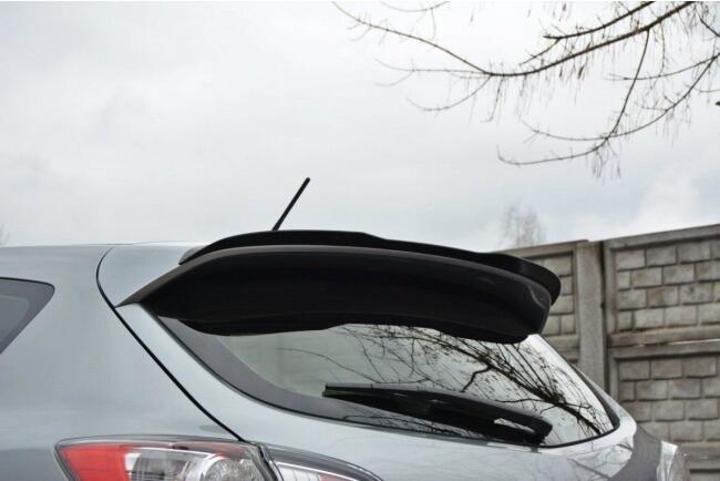 Maxton Design Heckspoiler Lippe für Mazda 3 Mk2 Sport vor Facelift Hochglanz schwarz