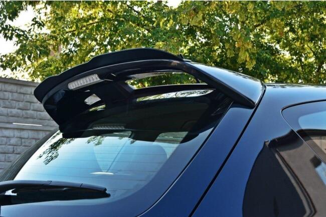 Maxton Design Heckspoiler Lippe für Mazda 3 MPS Mk1 vor Facelift Schwarz Hochglanz