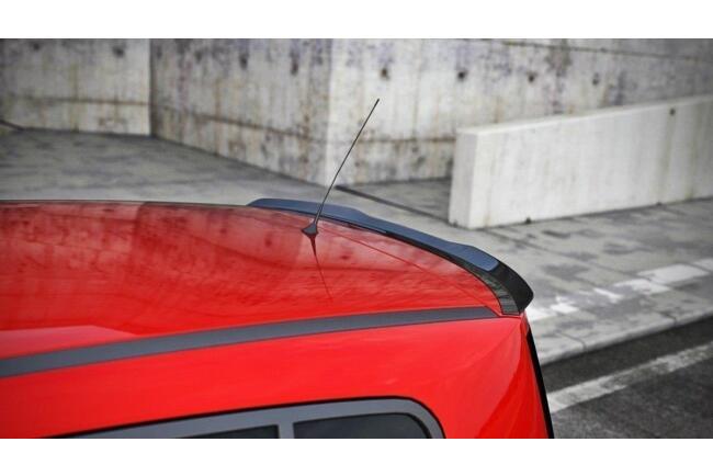 Maxton Design Heckspoiler Lippe für Renault Megane 2 Schwarz Hochglanz