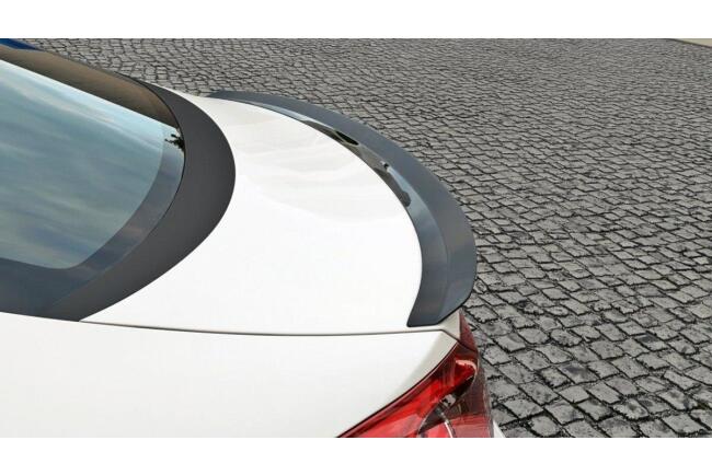 Maxton Design Heckspoiler Lippe für VW Passat CC R36 R-Line vor Facelift Schwarz Hochglanz