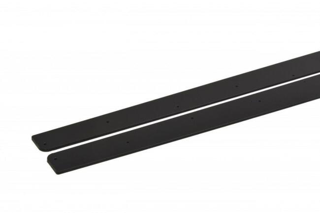 Maxton Design Street Pro Seitenschweller (Paar) V.1 für BMW 4er F32 F33 F36 M-Paket Schwarz matt