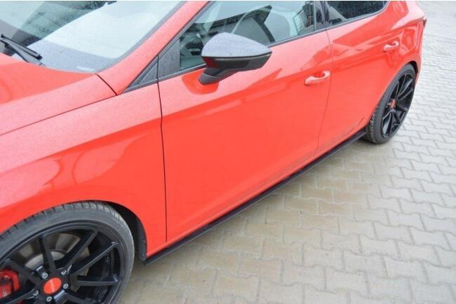 Maxton Design Street Pro Seitenschweller (Paar) für Seat Leon 3 (Typ 5F) Cupra / FR