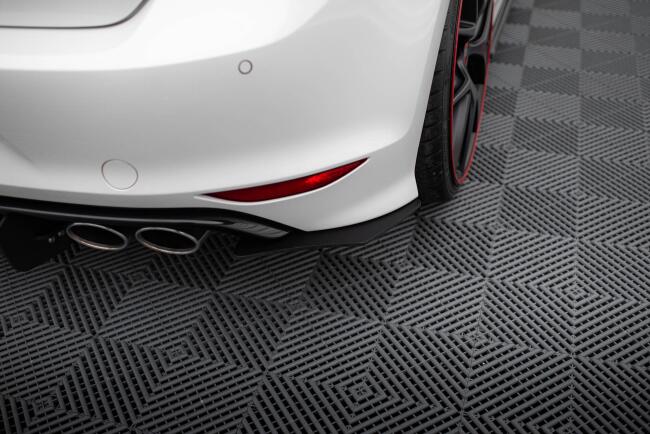 Maxton Design Street Pro Heckdiffusor für VW Golf 7 R / R-Line Hatchback matt schwarz