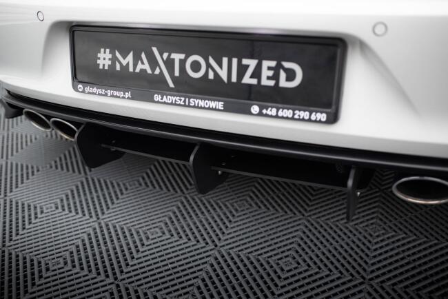 Maxton Design Street Pro Heckdiffusor für VW Golf 7 R / R-Line Hatchback matt schwarz