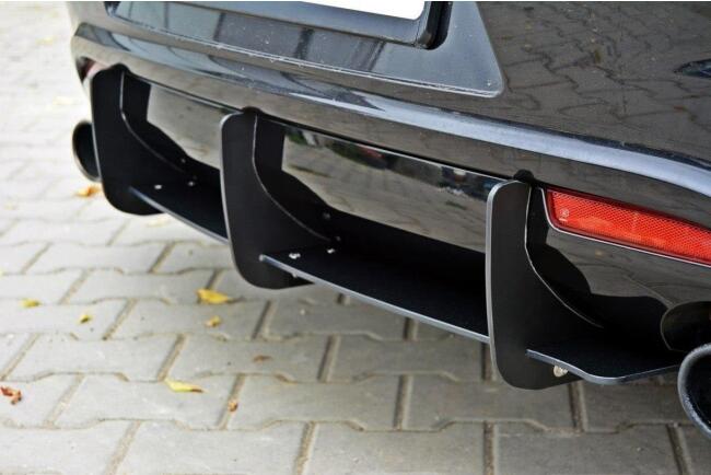 Maxton Design Heckdiffusor für VW Scirocco 3 R matt schwarz