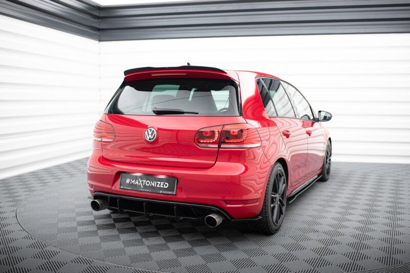 Maxton Design Street Pro Heckdiffusor für VW Golf 6 GTI / 35TH matt schwarz
