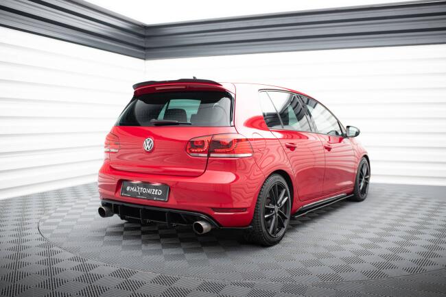 Maxton Design Street Pro Heckdiffusor für VW Golf 6 GTI / 35TH matt schwarz