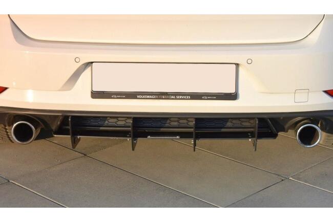 Maxton Design Street Pro Heckdiffusor für VW Golf 7 GTI Facelift ab 03/2017
