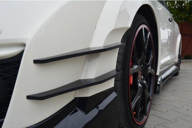 Maxton Design Street Pro Stoßstangen Flaps Wings für Honda Civic IX Mk9 Type R