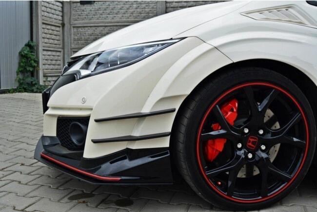 Maxton Design Street Pro Frontlippe für Honda Civic IX Mk9 Type R schwarz