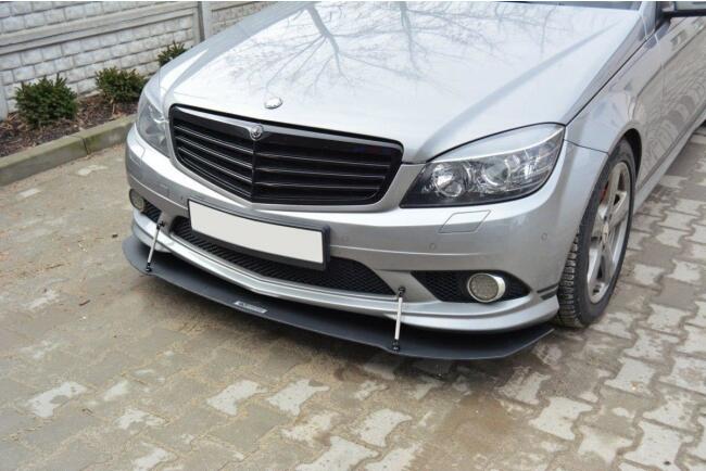 Maxton Design Street Pro Frontlippe für Mercedes C-Klasse W204 AMG-Line vor Facelift