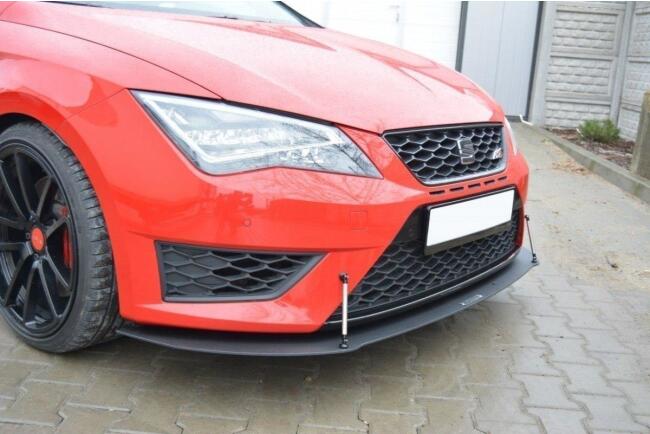 Maxton Design Street Pro Frontlippe für Seat Leon 3 (Typ 5F) Cupra / FR