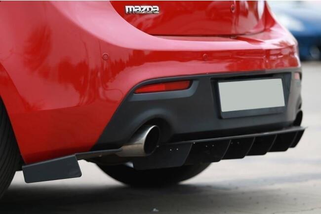Maxton Design Street Pro Diffusor Flaps für Mazda 3 Mk2 MPS