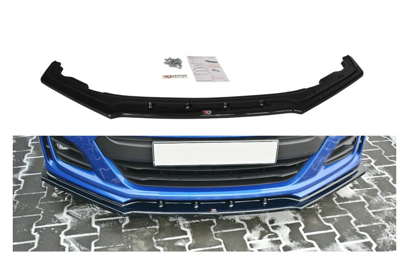 Diffusor Frontlippe Frontspoiler V.1 für Subaru BRZ Facelift Hochglanz schwarz