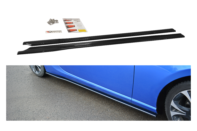 Maxton Design Seitenschweller (Paar) V.1 für Subaru BRZ / Toyota GT86 Facelift Hochglanz schwarz