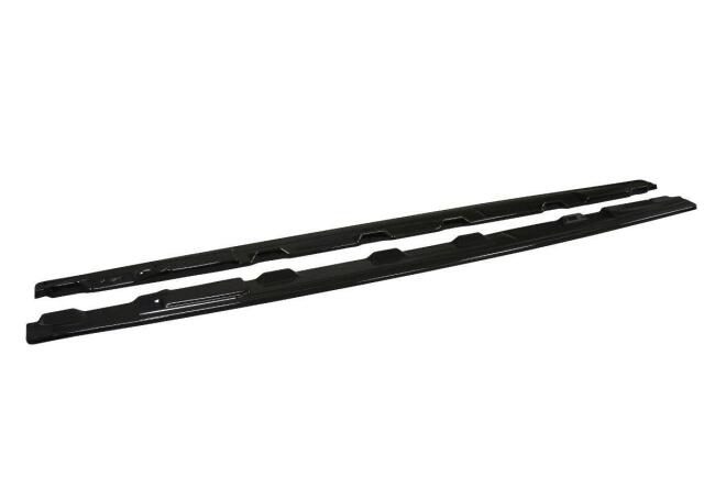 Maxton Design Seitenschweller (Paar) für Audi A5 / A5 S-Line F5 Hochglanz schwarz