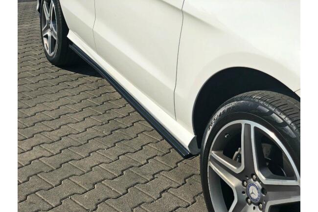 Maxton Design Seitenschweller (Paar) für Mercedes GLE W166 AMG-Line Hochglanz schwarz