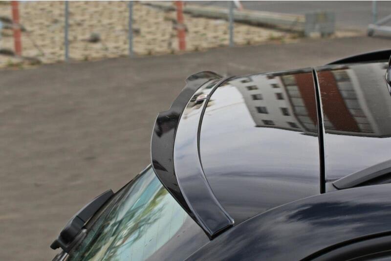 Maxton Design Heckspoiler Lippe für BMW 3er E91 M Paket Facelift Hochglanz schwarz