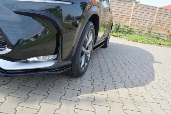 Maxton Design Nebelleuchten Abdeckung für Lexus NX Mk1 Hochglanz schwarz