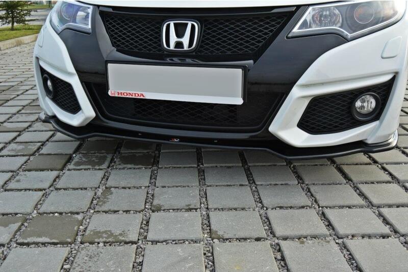 Diffusor Frontlippe Frontspoiler für Honda Civic IX Mk9 Facelift Hochglanz schwarz
