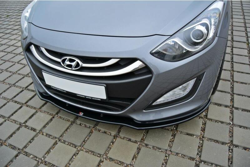 Diffusor Frontlippe Frontspoiler für Hyundai I30 Mk2 Hochglanz schwarz