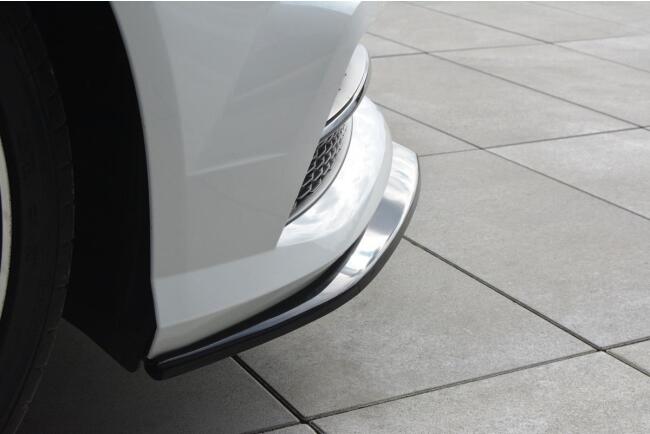 Maxton Design Frontlippe V.1 für Audi S6 / A6 S-Line 4G / C7 Facelift Hochglanz schwarz