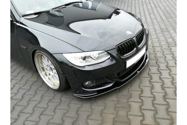 Maxton Design Frontlippe V.1 für BMW 3er E92 / E93 M Paket Facelift Hochglanz schwarz
