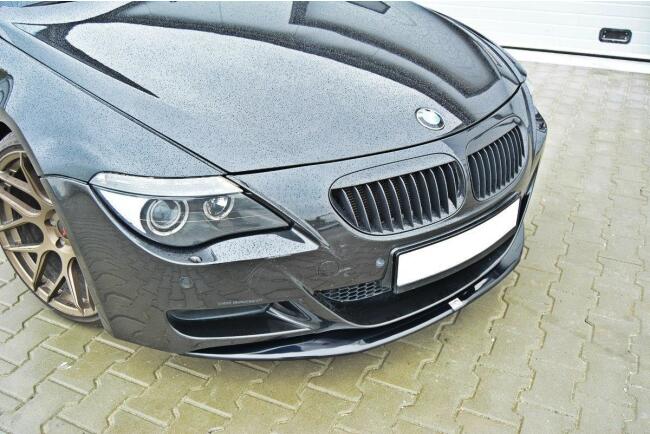 Maxton Design Frontlippe V.1 für BMW M6 E63 Hochglanz schwarz