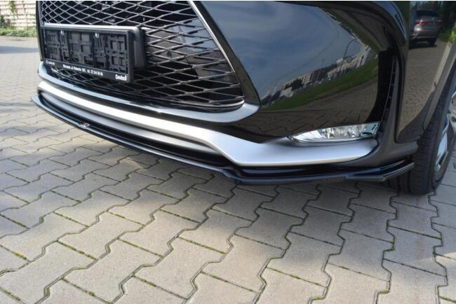 Maxton Design Frontlippe V.1 für Lexus NX Mk1 F-Sport Hochglanz schwarz