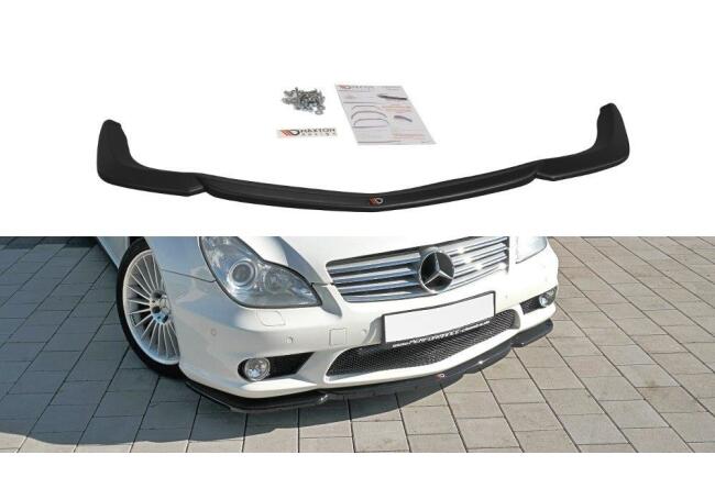 Maxton Design Frontlippe V.1 für Mercedes CLS 55AMG C219 Hochglanz schwarz