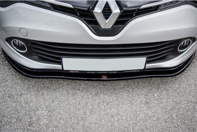 Maxton Design Frontlippe V.1 für Renault Clio 4 Hochglanz schwarz