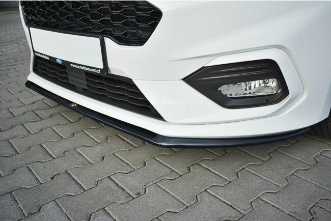 Maxton Design Frontlippe V.3 für Ford Fiesta ST / ST-Line Mk8 Hochglanz schwarz