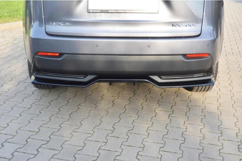 Diffusor Heckdiffusor Heckansatz für Lexus NX Mk1 H DTM Look Hochglanz schwarz