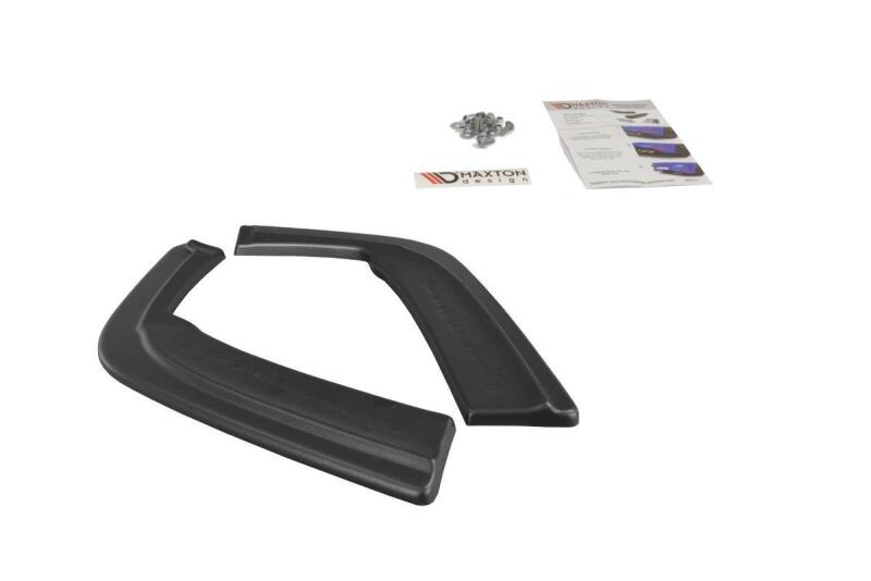 Maxton Design Diffusor Flaps für BMW M3 E46 Coupe / Cabrio Hochglanz schwarz