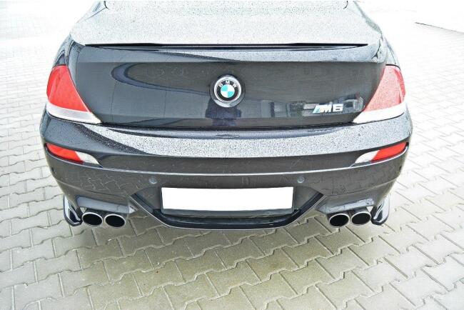 Maxton Design Diffusor Flaps für BMW M6 E63 Hochglanz schwarz