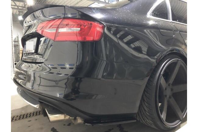 Maxton Design Diffusor Flaps für Audi S4 B8 Facelift Hochglanz schwarz
