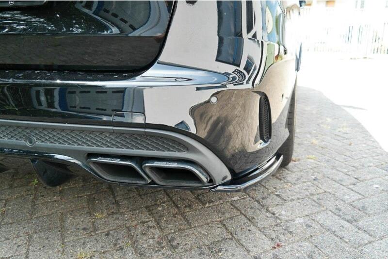 Maxton Design Diffusor Flaps für Mercedes C-Klasse S205 63 AMG Hochglanz schwarz