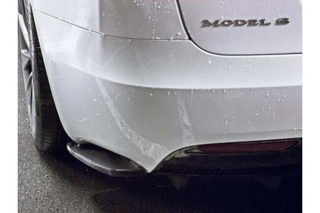 Maxton Design Diffusor Flaps für Tesla Model S Facelift Hochglanz schwarz