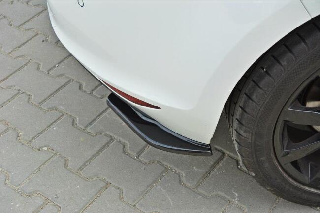 Maxton Design Diffusor Flaps für VW Golf 7 Hochglanz schwarz
