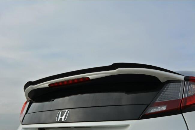 Maxton Design Heckspoiler Lippe für Honda Civic IX Mk9 Facelift Hochglanz schwarz