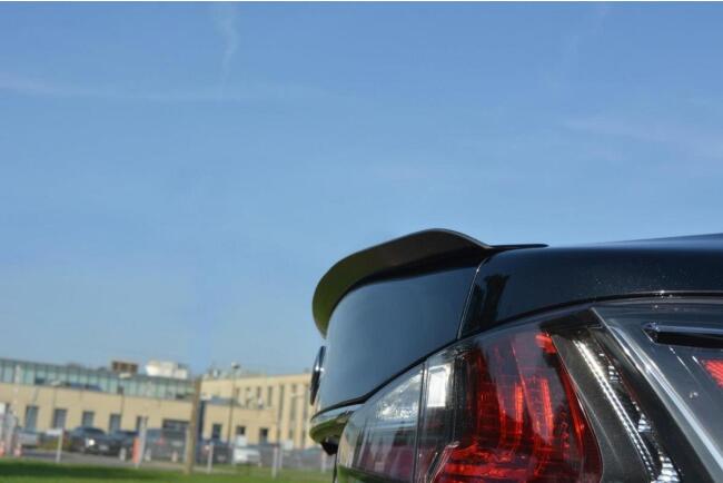 Maxton Design Heckspoiler Lippe für Lexus GS Mk4 Facelift T Hochglanz schwarz