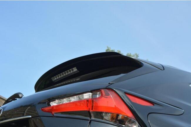 Maxton Design Heckspoiler Lippe für Lexus NX Mk1 Hochglanz schwarz