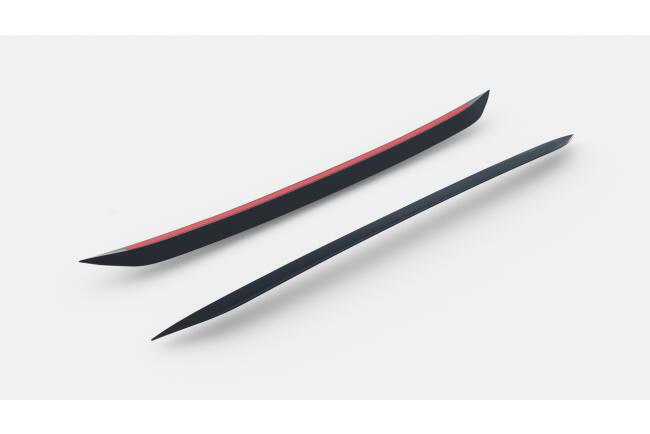 Maxton Design Heckspoiler Lippe für Mercedes V-Klasse W447 Hochglanz schwarz