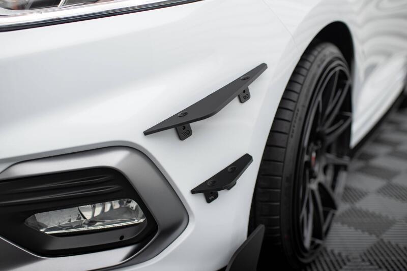 Maxton Design Street Pro Stoßstangen Flaps Wings für Ford Fiesta ST / ST-Line Mk8