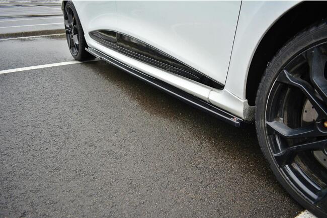 Maxton Design Seitenschweller (Paar) für Renault Clio 4 RS Hochglanz schwarz