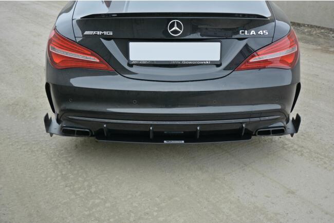 Maxton Design Street Pro Diffusor Flaps für Mercedes CLA A45 AMG C117 FL